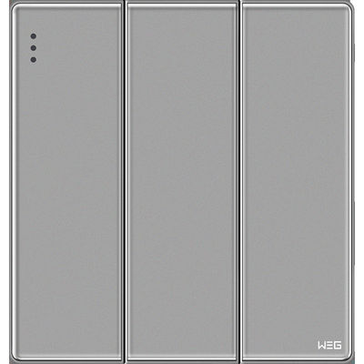 Steel Plate Gray W83Q/2Y Electric Wall Socket