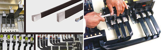 2m 3m 3500V AC Insulated Flexible Busbar With PVC Insulation